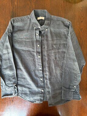 Everlane Linen Shirt India Ink Men’s M